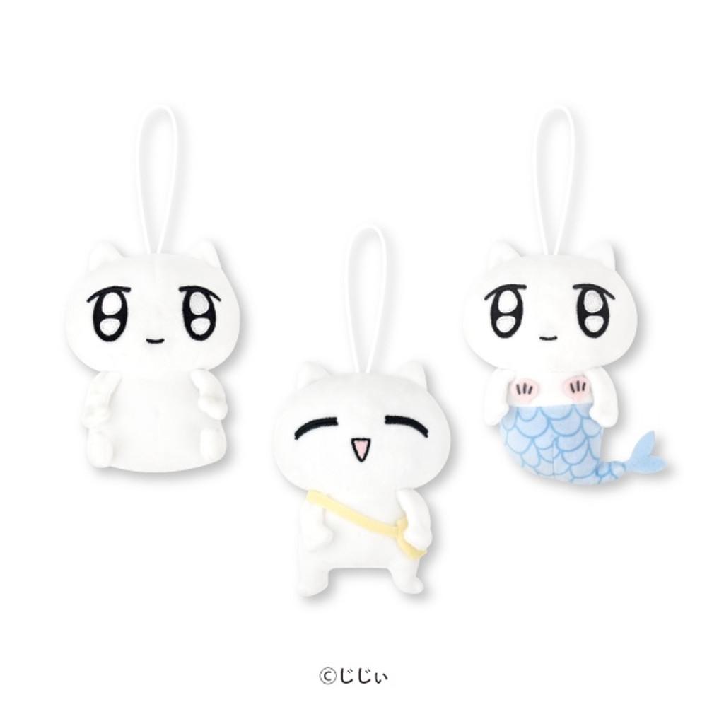 깊은 고양이 마스코트 인형