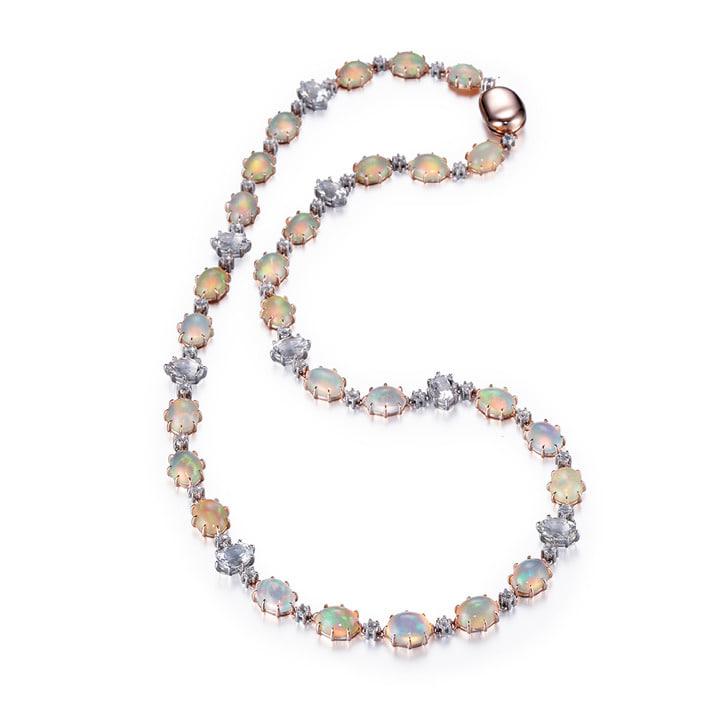 TREASURE KEEPER OPAL TENNIS NECKLACE