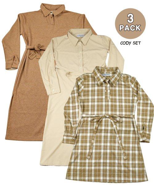 베이지 원피스 3SET_FREE