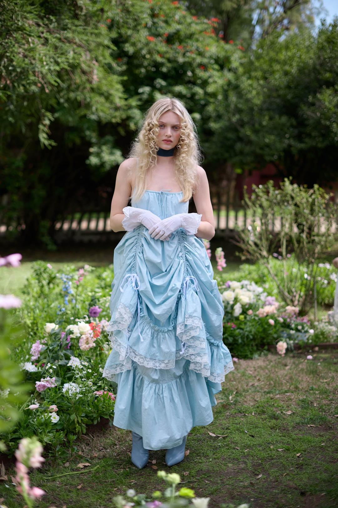 The Ella Blue Theater Dress - XXS