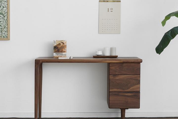 헤리티지월넛 G형 책상/테이블