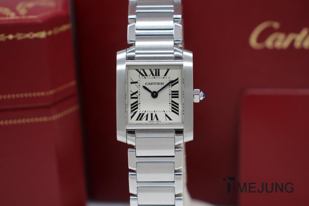 까르띠에 프랑세즈 탱크 스몰 쿼츠 여성명품시계