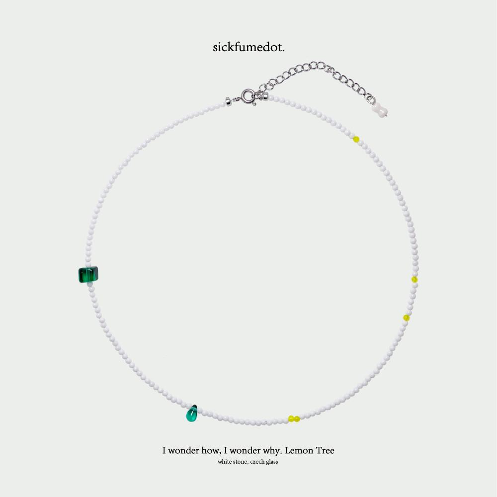 [식품닷][몬스타엑스 형원, 샤이니 온유 착용] Lemon Tree Necklace