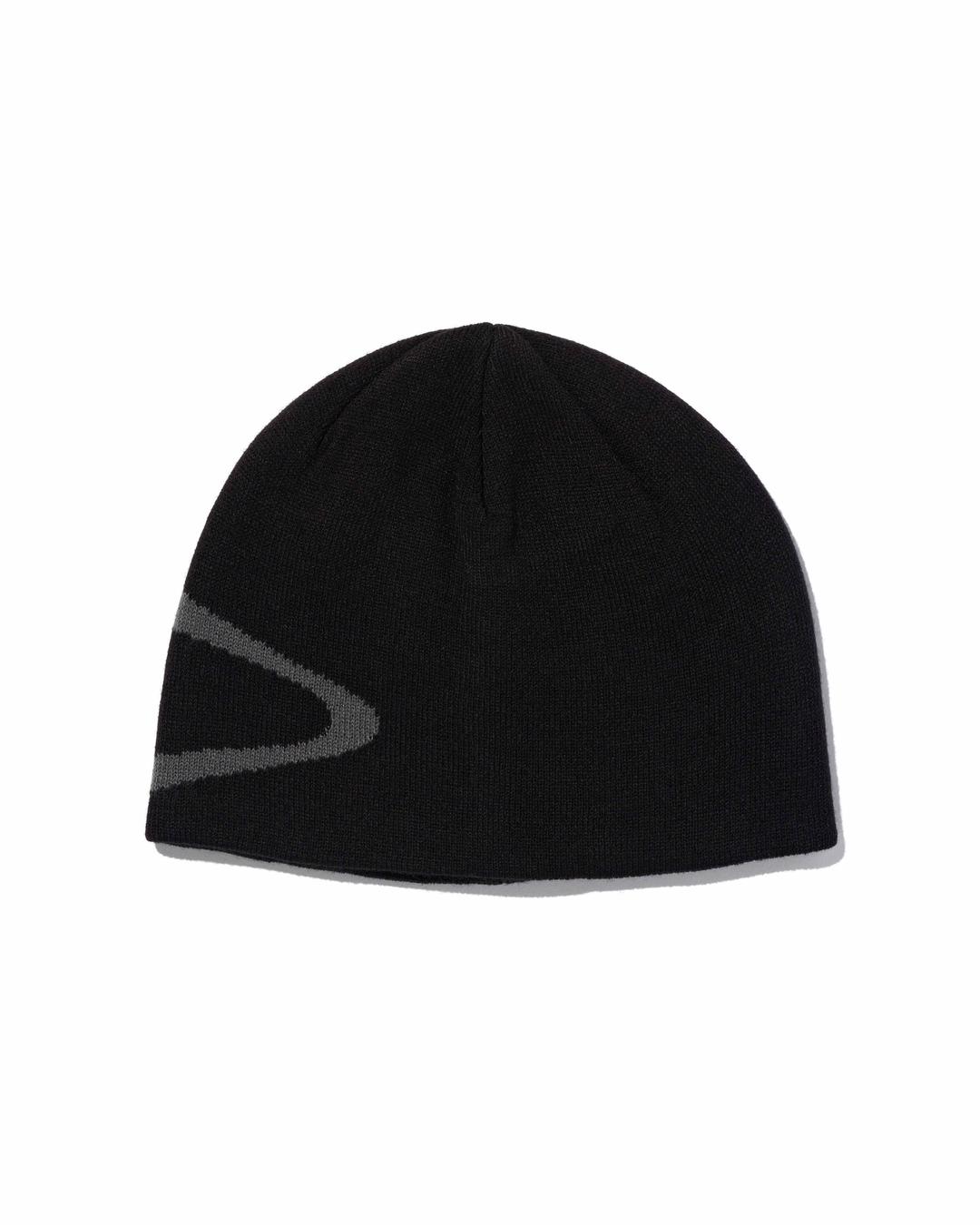 WIDE RHOMBUS BEANIE_BLACK