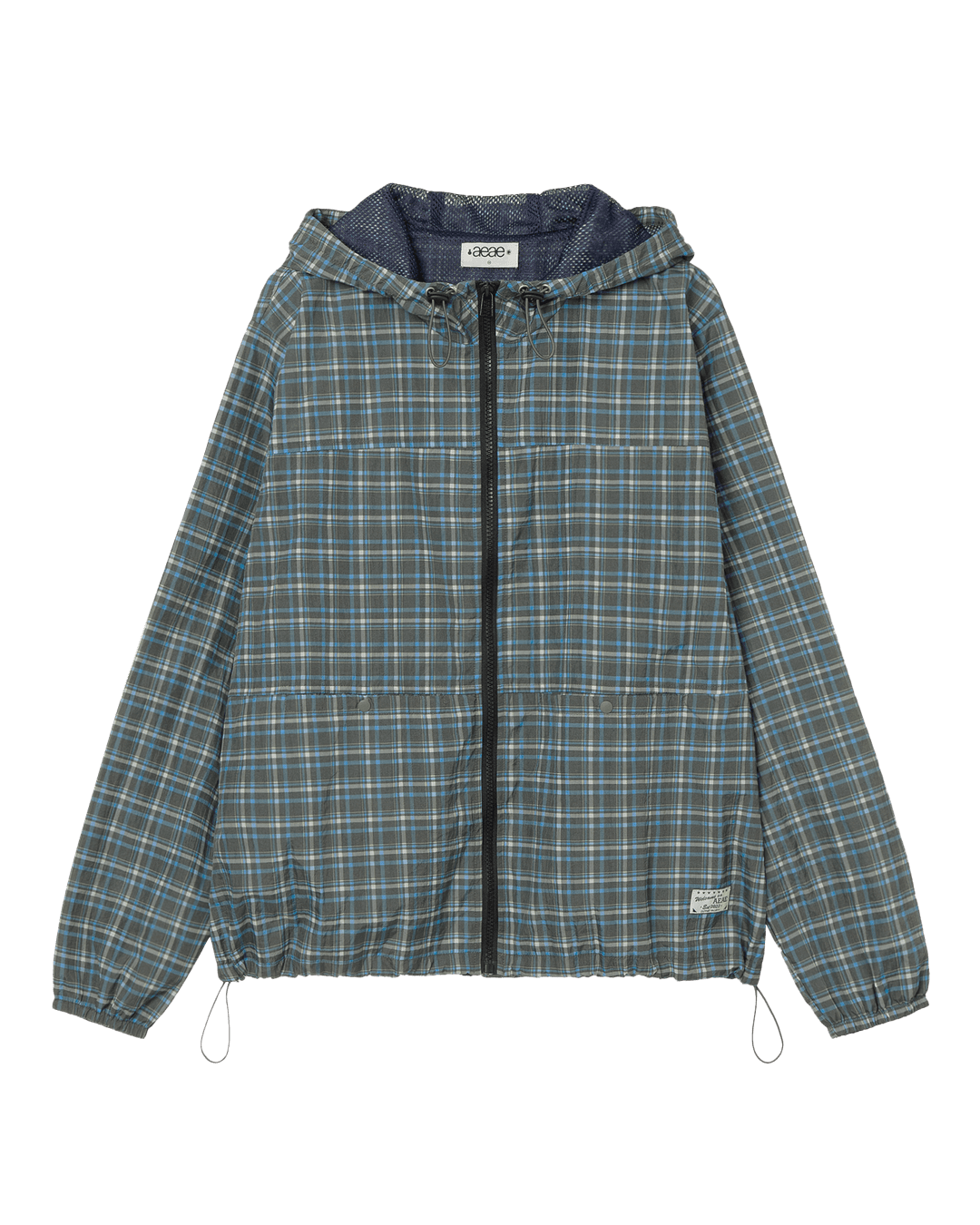CHECK HOOD JUMPER [NAVY]