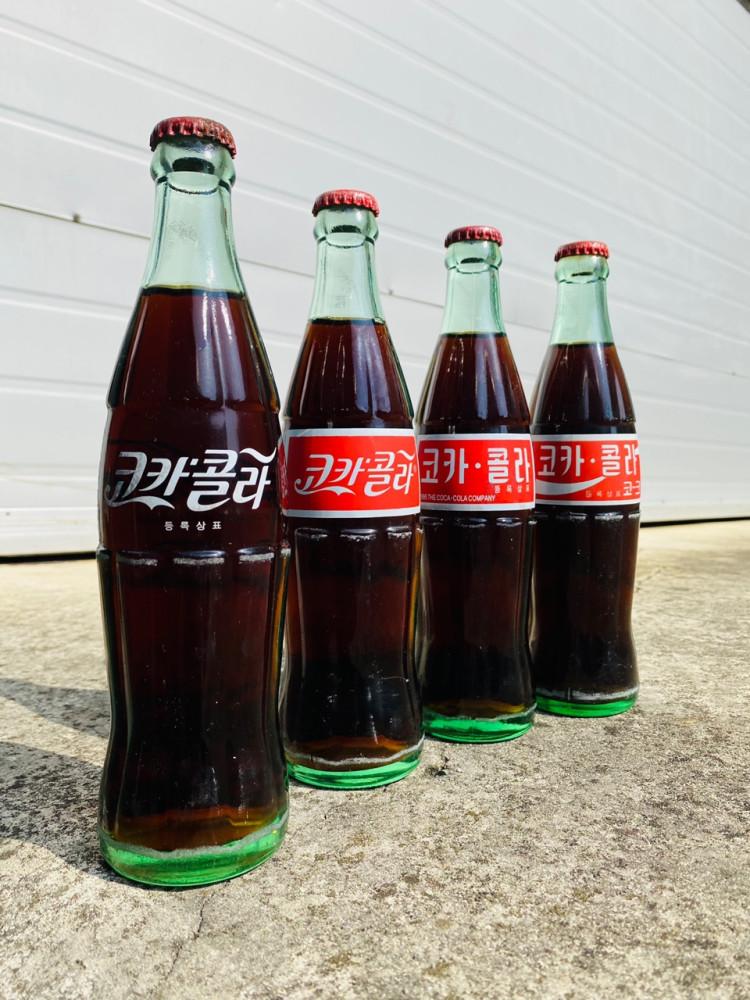 코카콜라 옛날 음료수병 근대사 빈티지 레트로 소품 코크