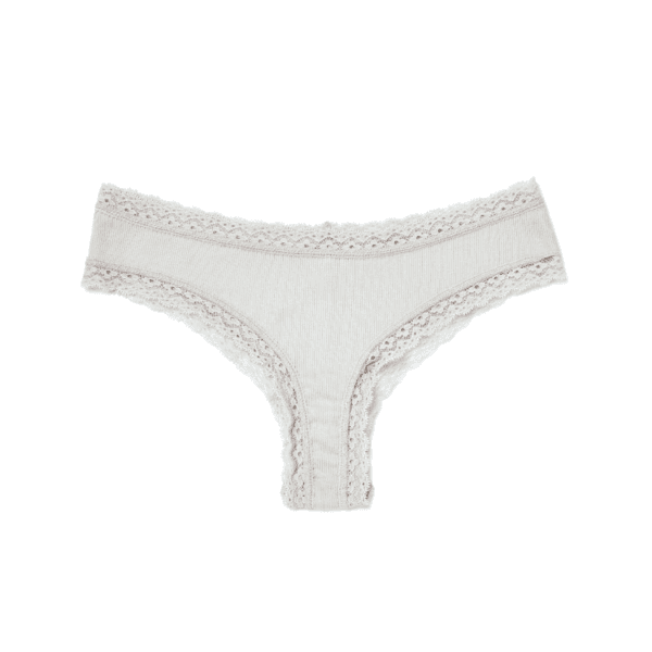 Minimal Lace Cheeky Panty(Icy gray)
