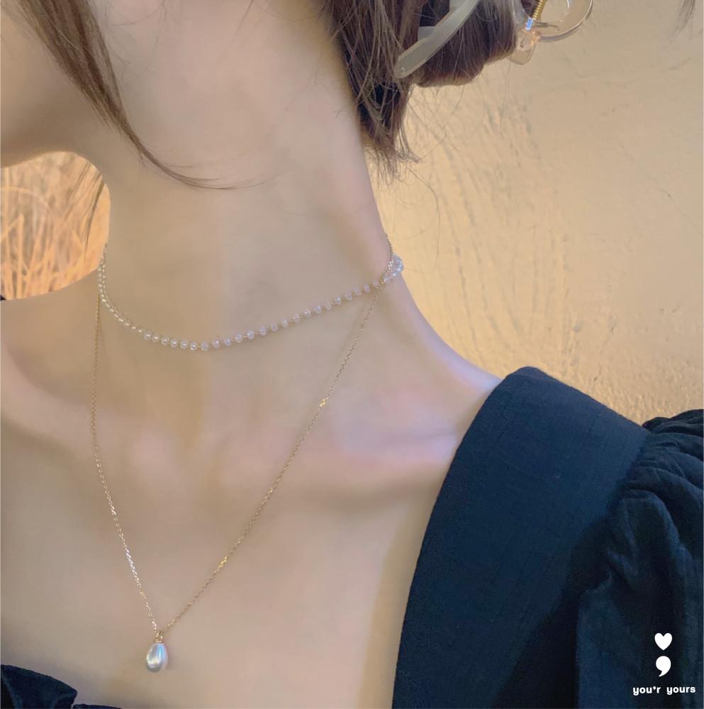 디어다프네 더블 레이어드 목걸이 세트 dear daphne double layered necklace