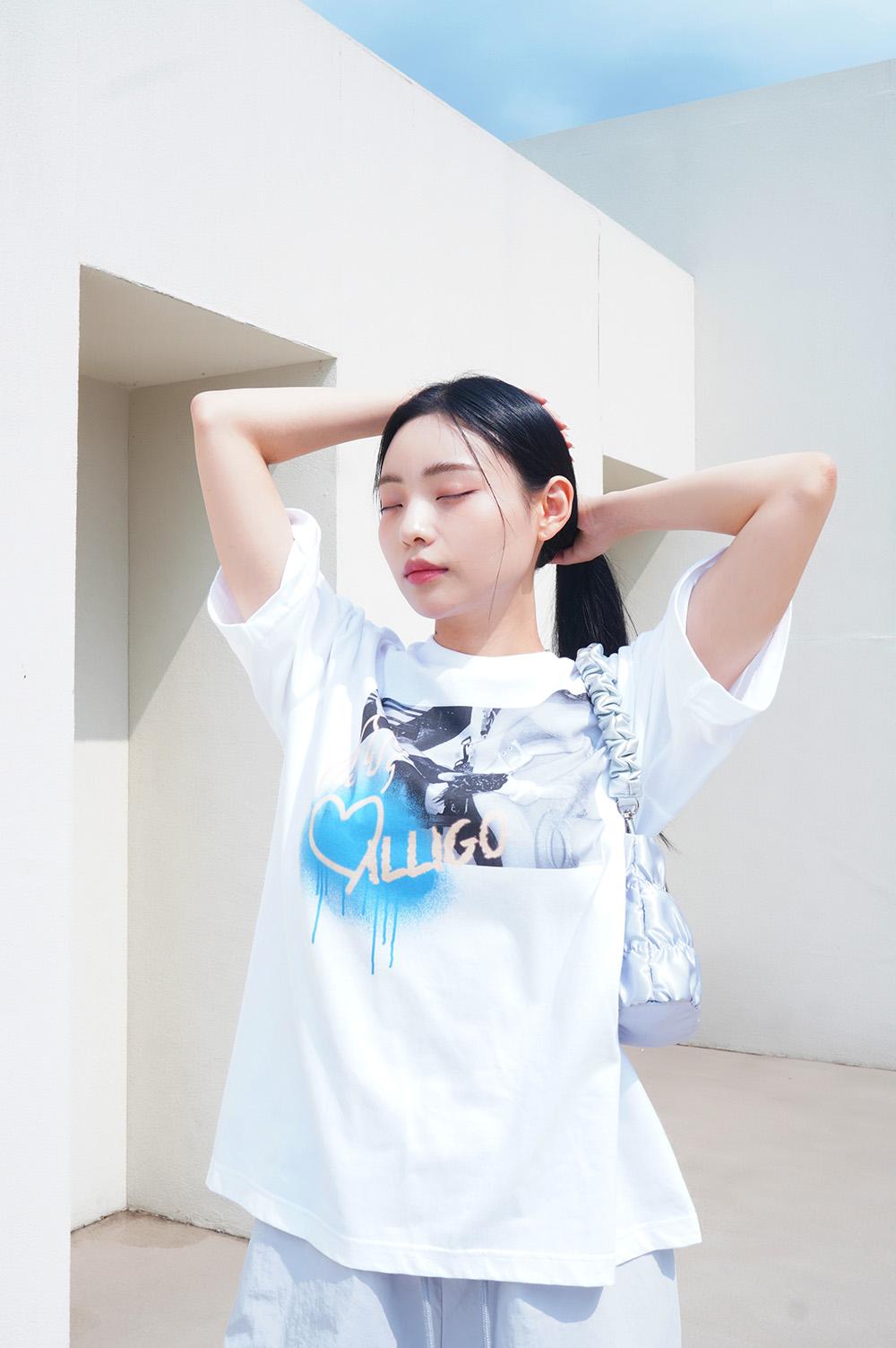 썸머 다이브 티셔츠 블루