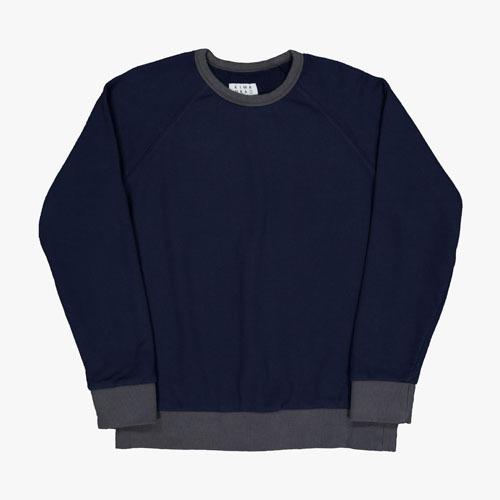 Two-tone Sweatshirt (Navy)