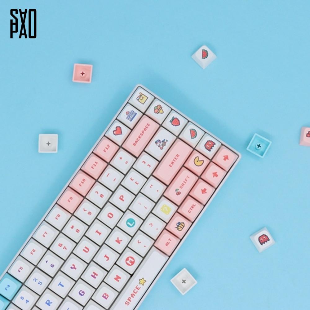 사오파오 픽셀 키캡 PBT XDA 염료승화 (135키)