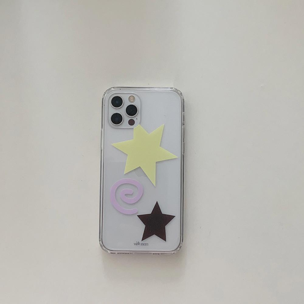 위시룸 노랑 별 폰케이스 (yellow star)