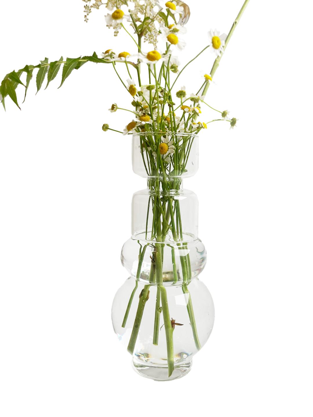 Circle Twist Glass Vase