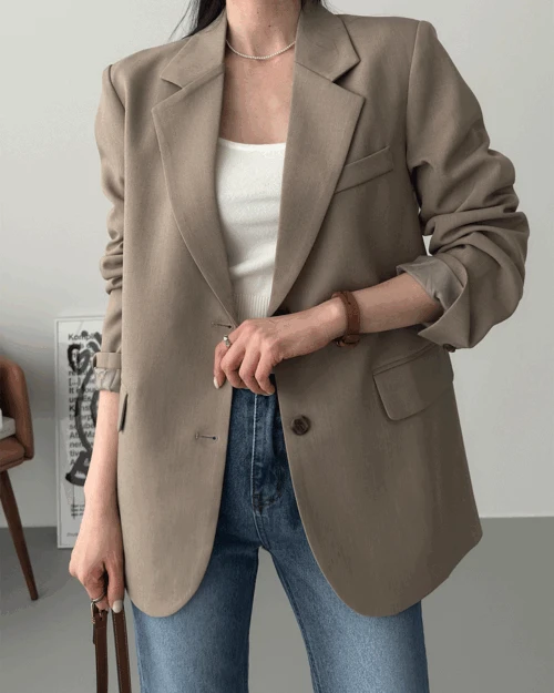 트임 버튼 자켓 [주문폭주]