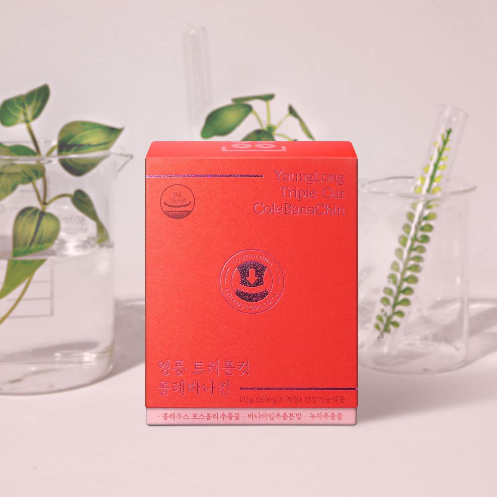 영롱 트리플컷 콜레바나킨 [체지방 혈당 콜레스테롤] 바나바잎 당뇨 식 선택 약 1개월
