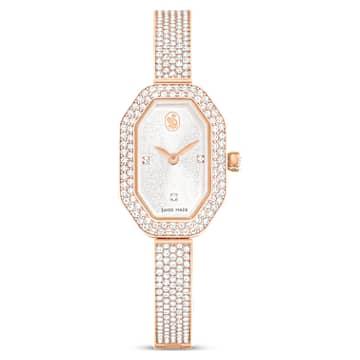 Dextera bangle 워치, 스위스 메이드, 메탈 브레이슬릿, 로즈골드 톤, 로즈 골드 톤 피니시