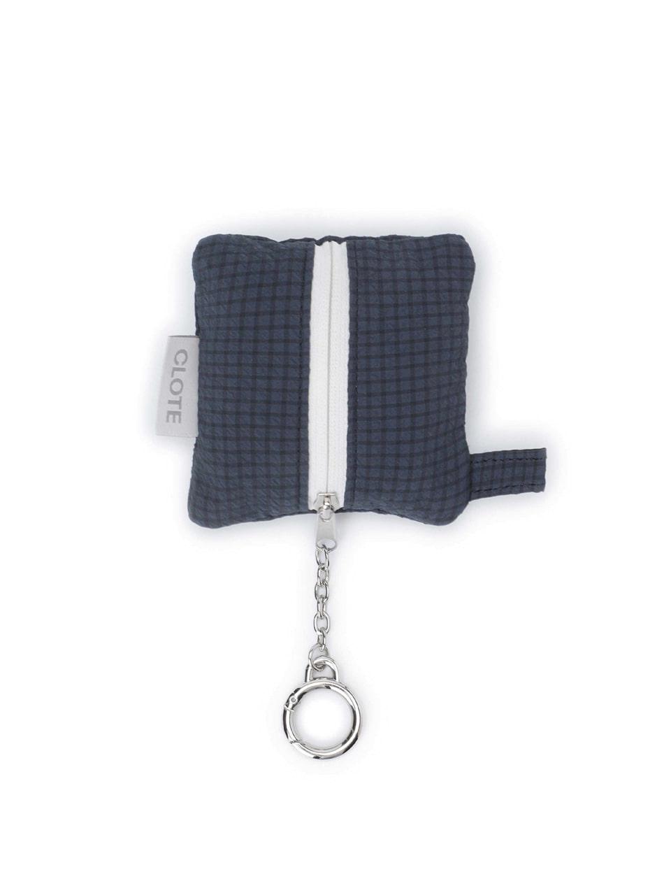 키링 파우치 - 네이비