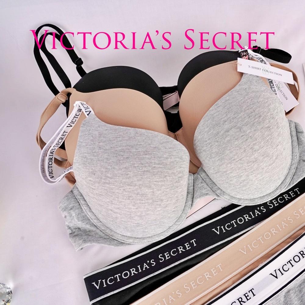 (국내)(set) 빅토리아시크릿 티셔츠 푸쉬업 여성 브라팬티세트 F컵 빅시