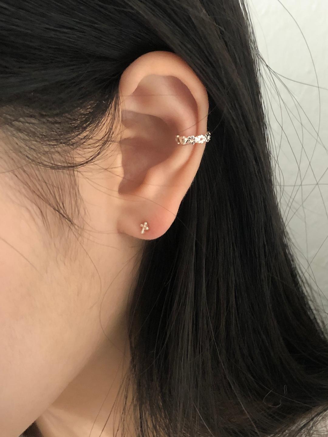 [925 silver] 데이지 이어커프