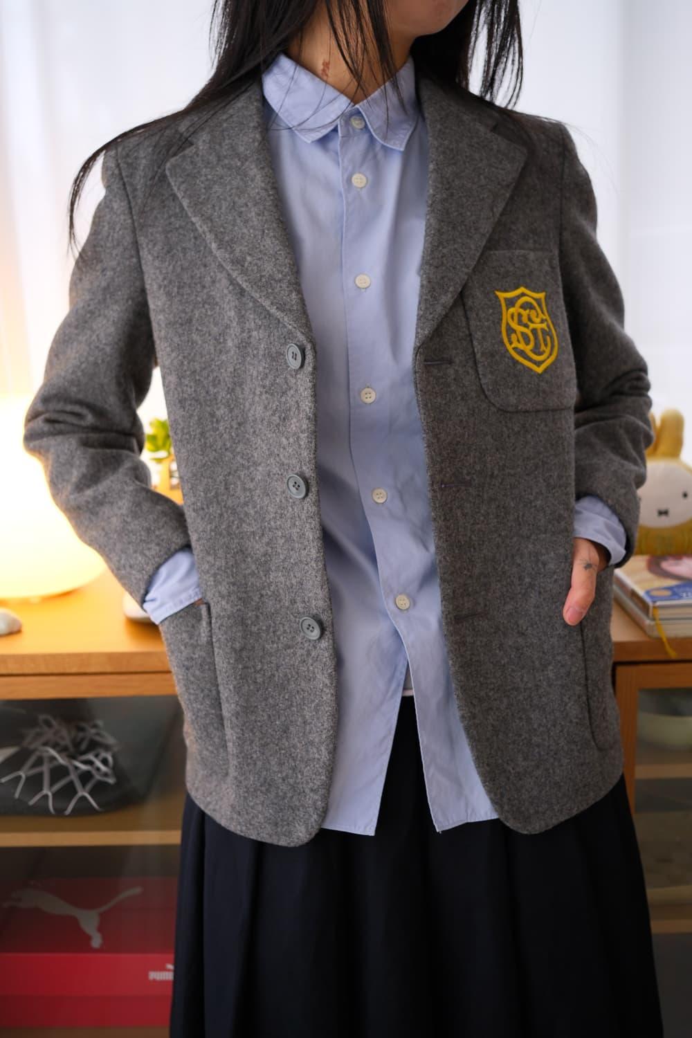 GOOD DESIGN SHOP CDG Grey wool jacket | 후루츠패밀리