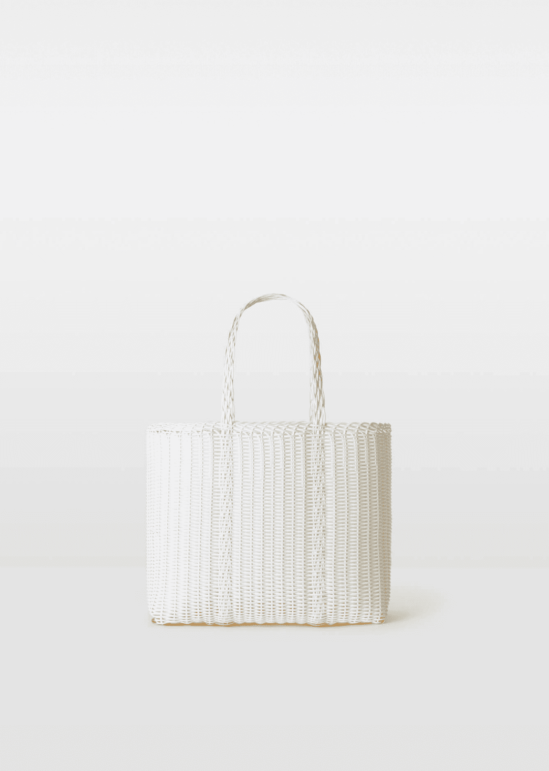 Small Flat Tote Bag — White - OS / 01 - White