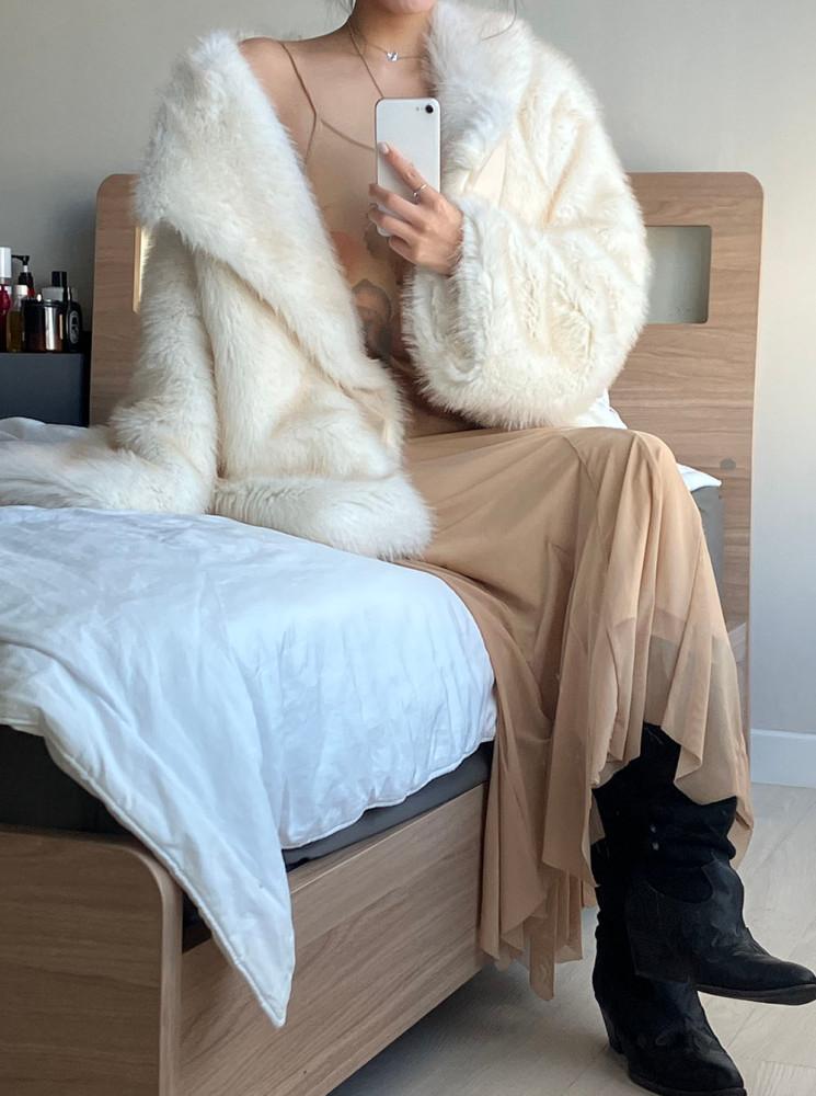 vintage  collar fur jacket |빈티지 카라 퍼 자켓