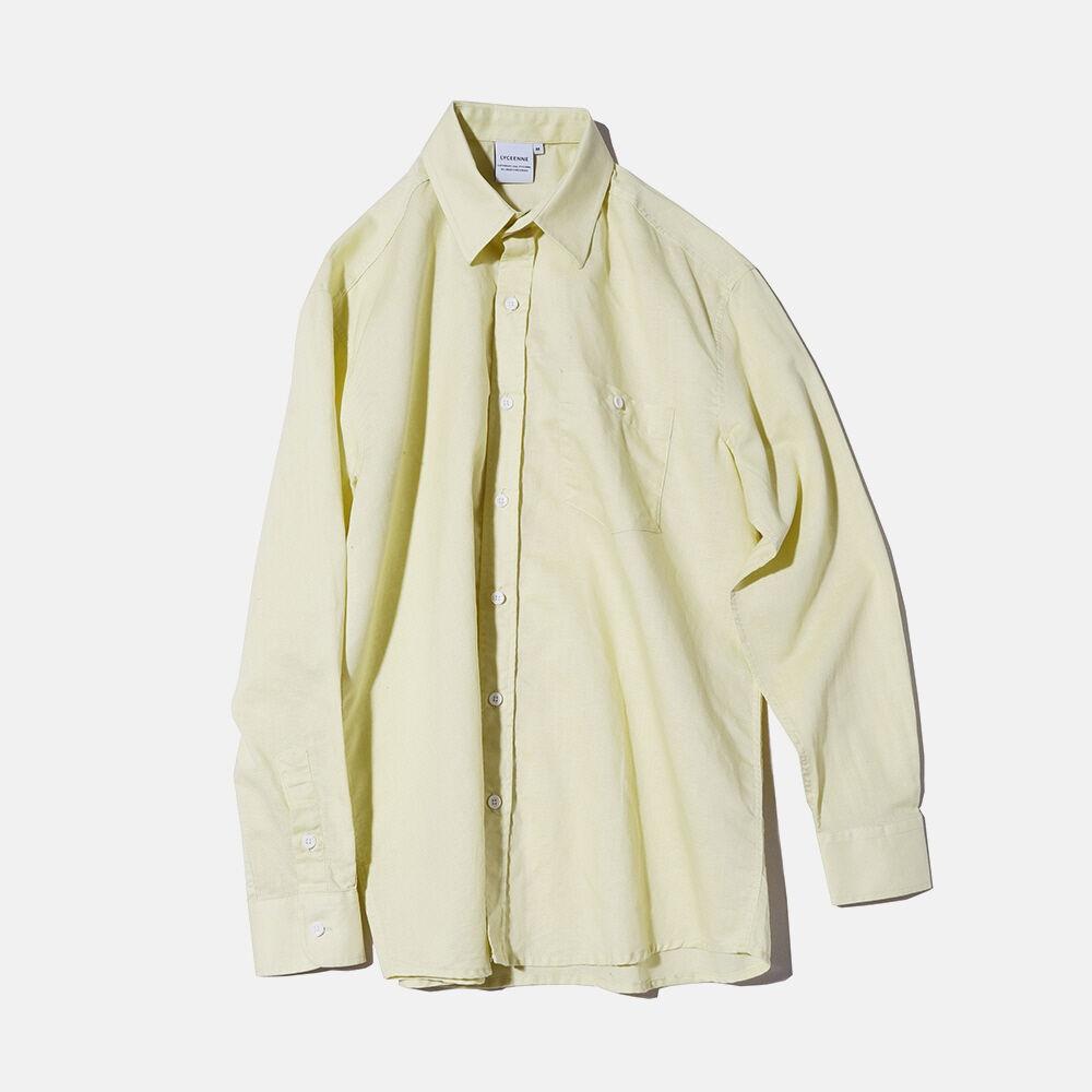 린넨 버튼 셔츠(엘로우)