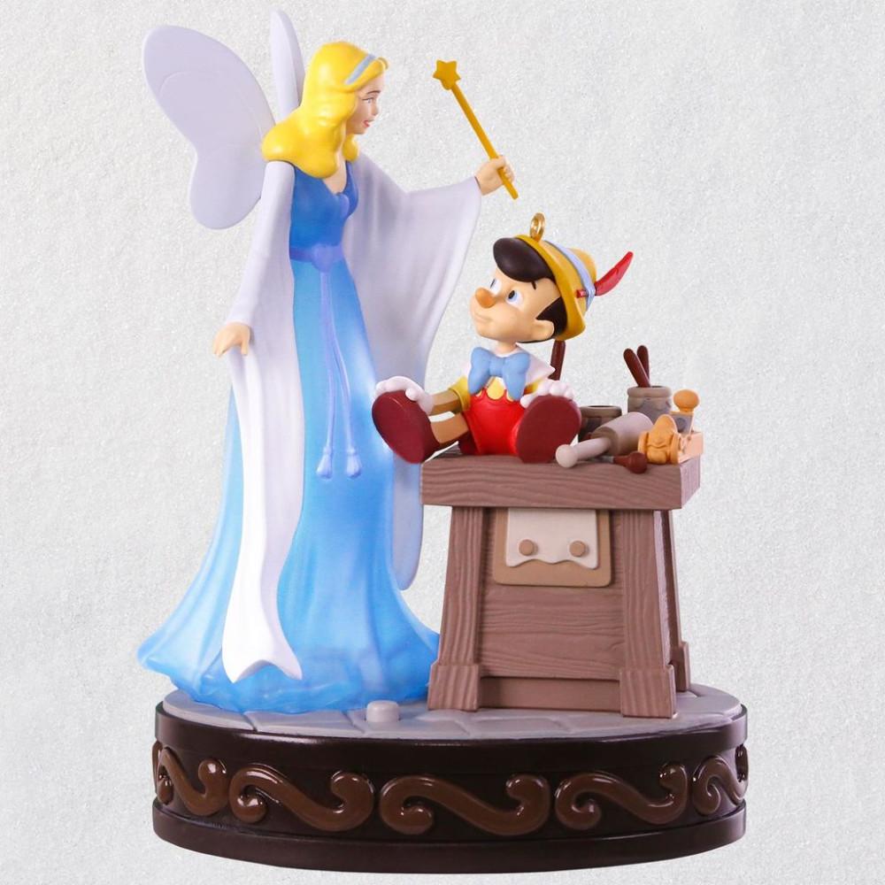 홀마크 2018 디즈니 한정판 피규어 오너먼트 오나먼트 Disney Pinocchio A Real Boy Ornament With Light and Sound 피노키오 라이트 업