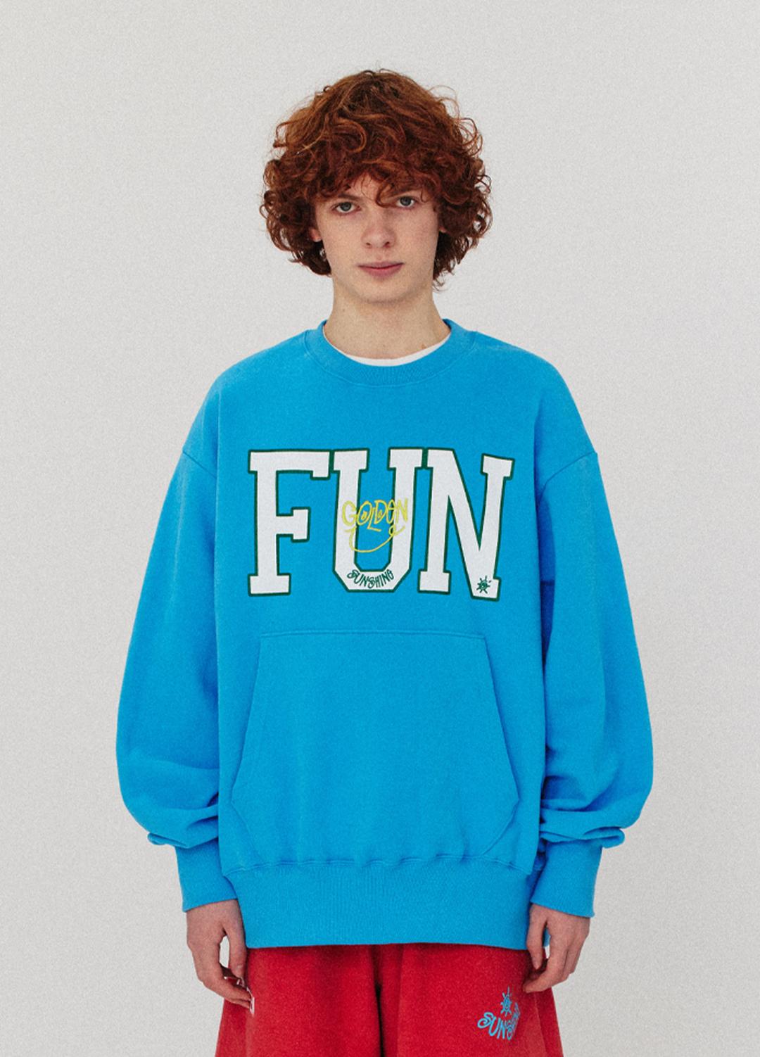 Fun sweatshirts_Summer blue
