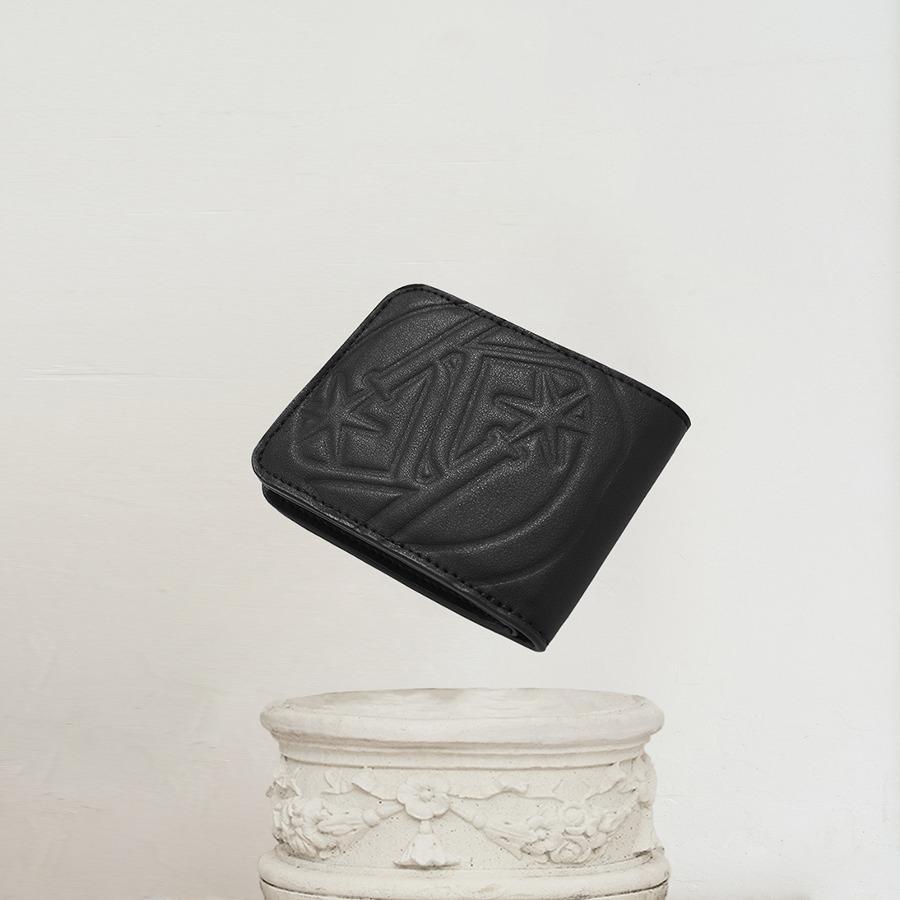 COLLECTION BRANDING IRON LEATHER WALLET [BLACK]