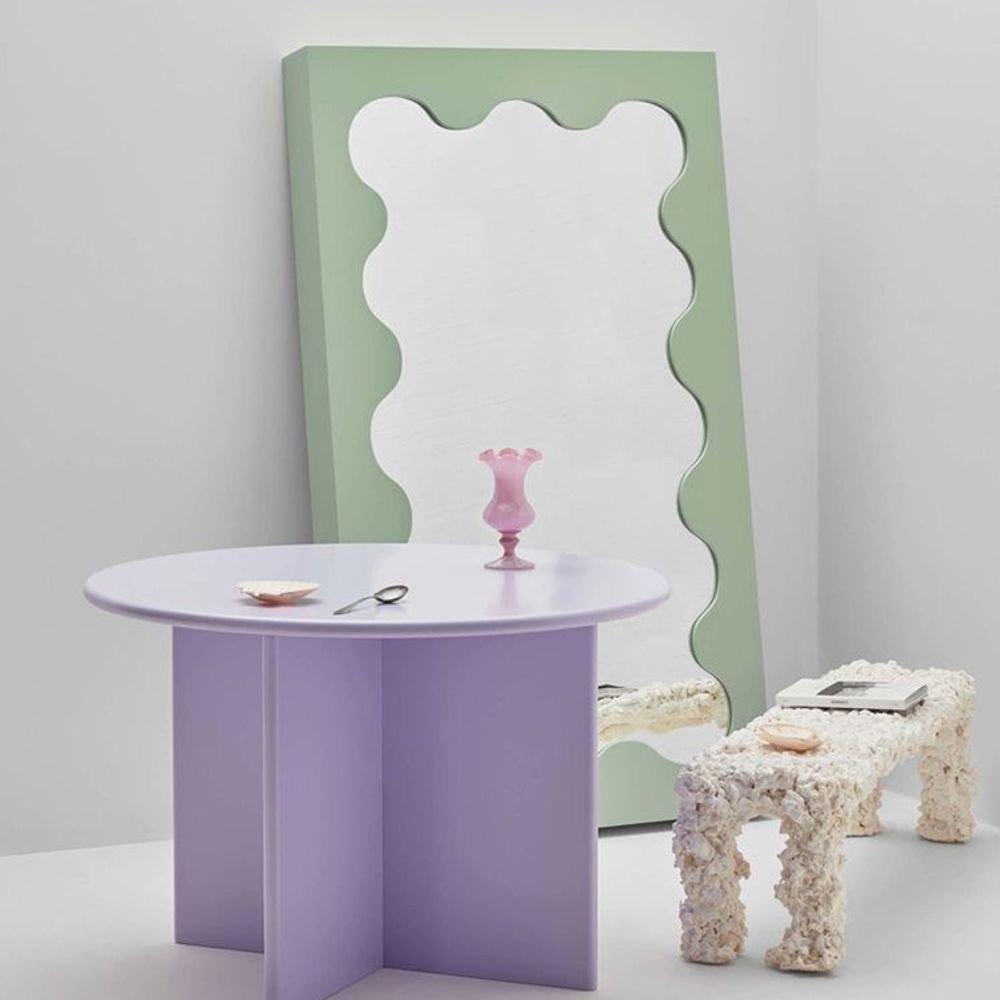 웨이브 물결 전신거울 소품 웨이브 파도 전신거울