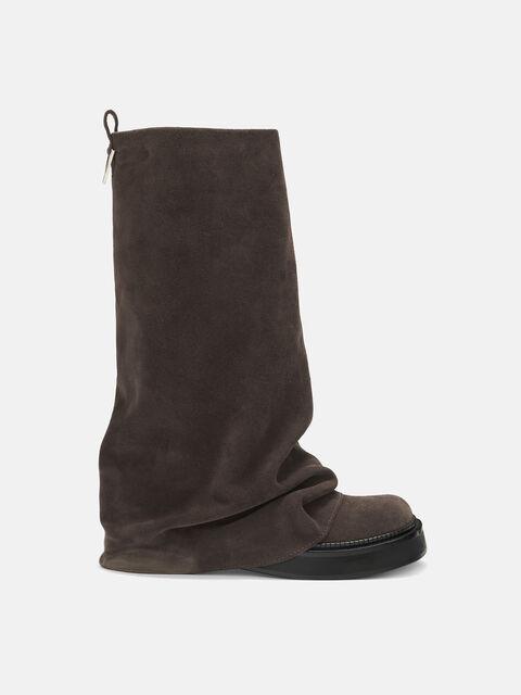 ''Robin'' dark grey combat boot