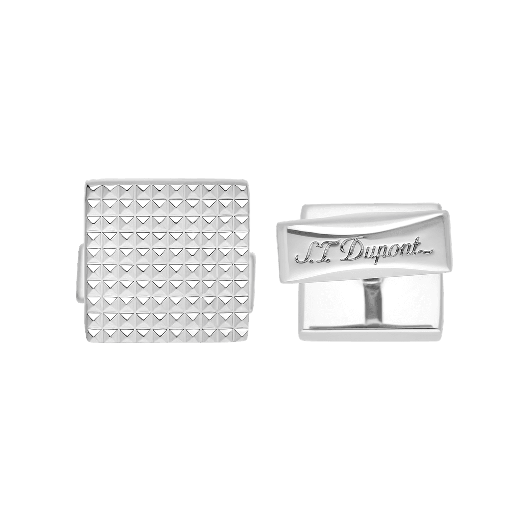 Square Diamond Head Collection cufflinks - Luxury accessories | S.T. Dupont