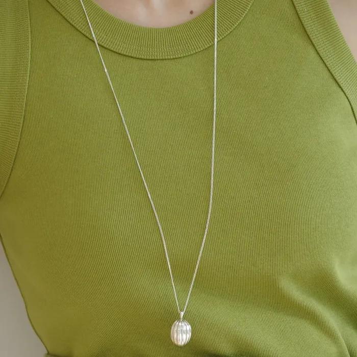 Orb long Necklace (silver)