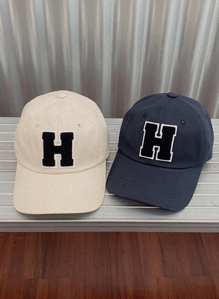 h 자수 볼캡 야구모자 남여공용