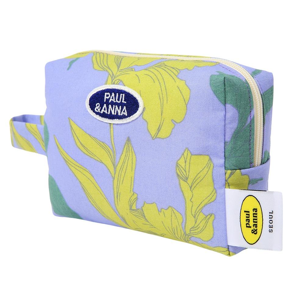 폴앤안나 사각 파우치 치치플라워 블루
