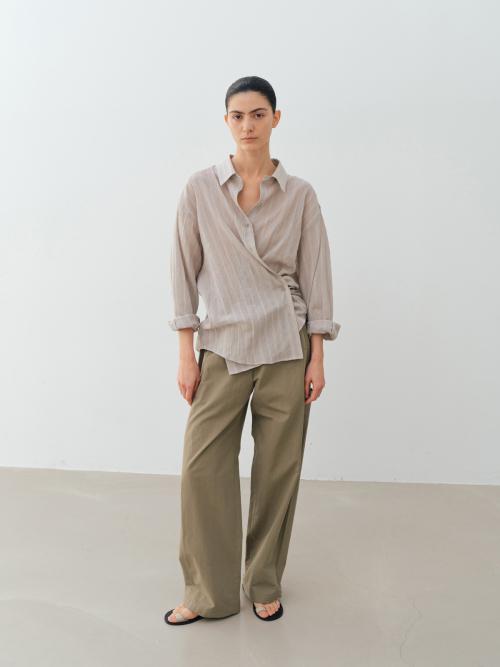 sheer ST shirt (sand beige)