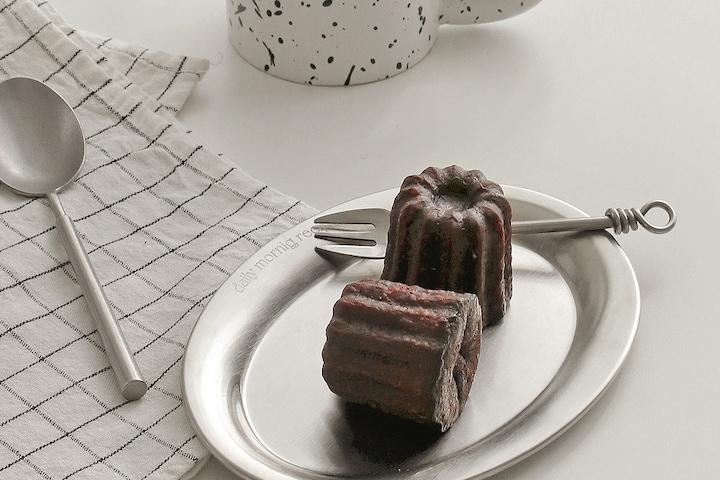 데일리 브런치 스텐 오벌 플레이트 (소) / 카페 디저트 플레이팅 접시