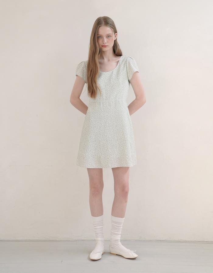 라무어 [5th] Crepe dress_mint