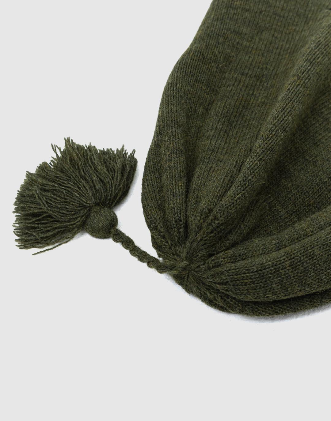 Tc Nordic Tassle Beanie (Army Green)