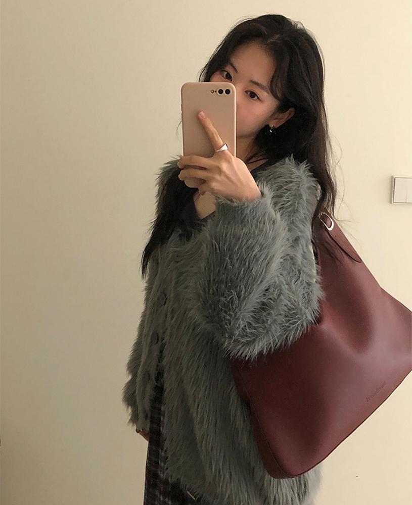 Vanley Fur Cardigan (3colors)