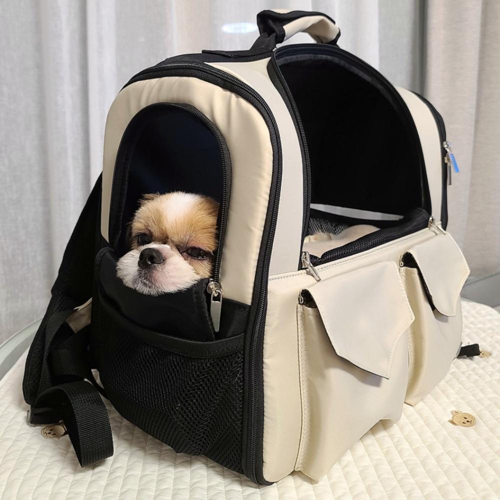 강아지 가방 애견 백팩 고양이 이동장 기내용 중형견 캐리어 모드니펫 M 국내제작