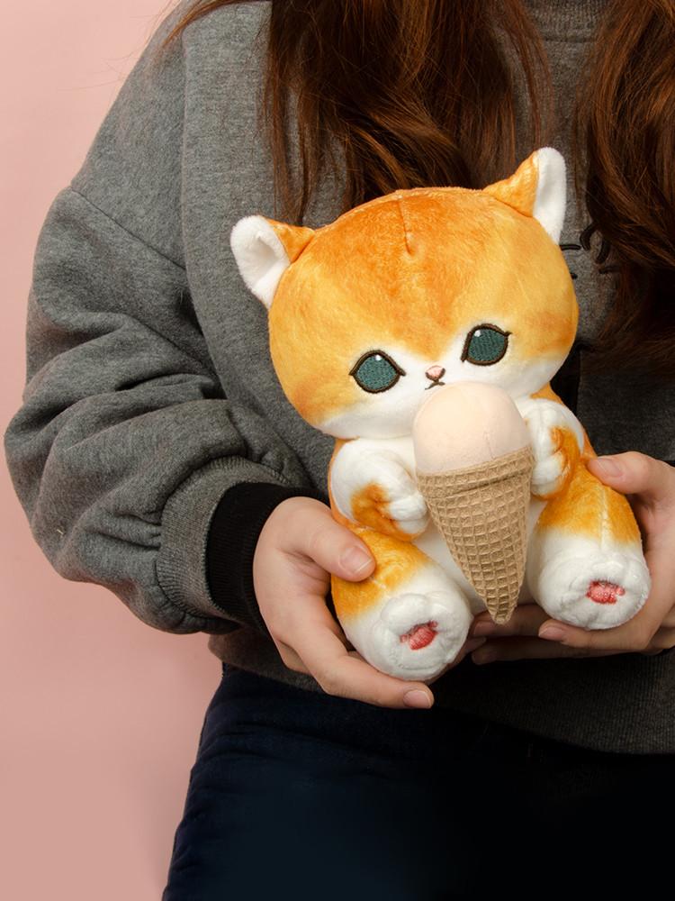 아이스크림 고양이 인형 모프샌드 냥이 봉제인형 19cm