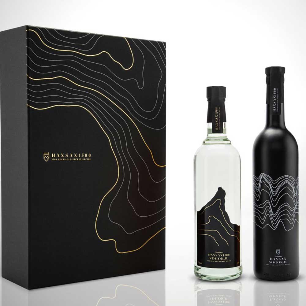 우희열 명인 한산소곡주 일오백 골드블랙 700ml 2병 18도/43도 명절 설날선물 부모님 프리미엄 와인 혼술 답례품 집들이 홈파티 넷플릭스 백스피릿 설 설날 선물세트