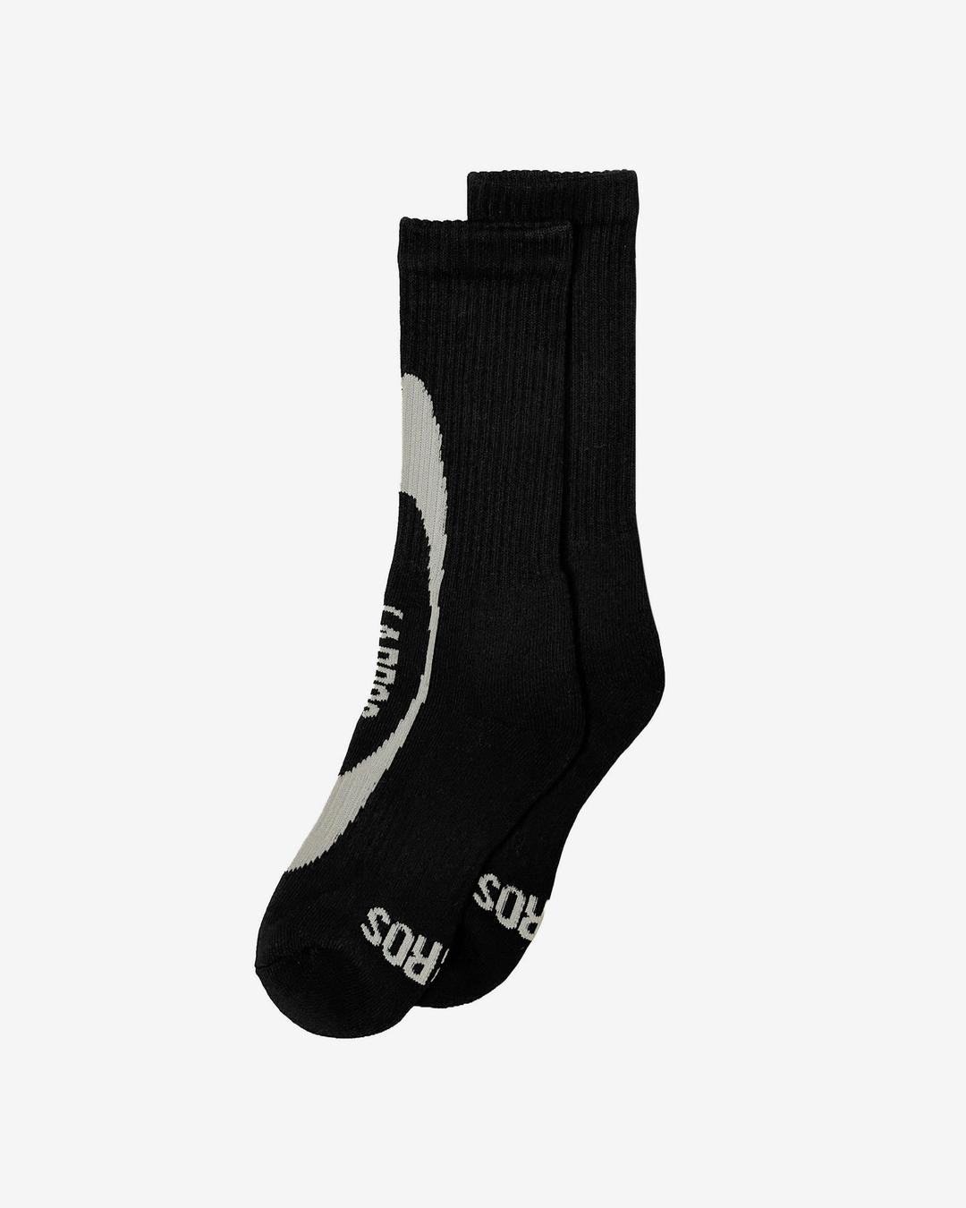 Oval Logo Socks (Black)