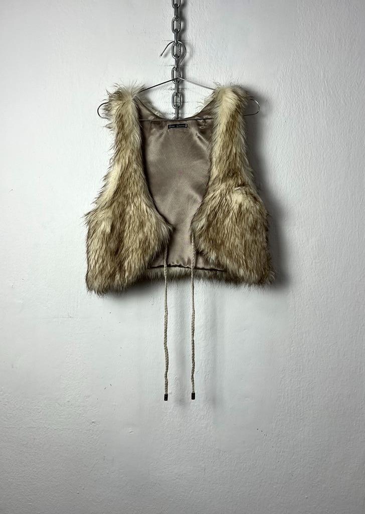 vintage fur vest