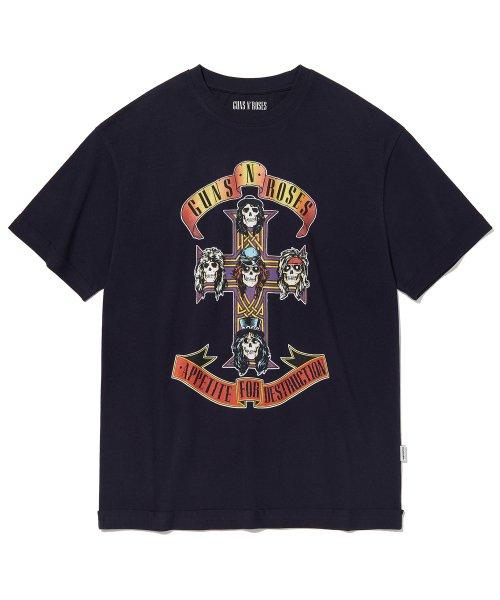 GUNS N ROSES TEE [DARK PURPLE]