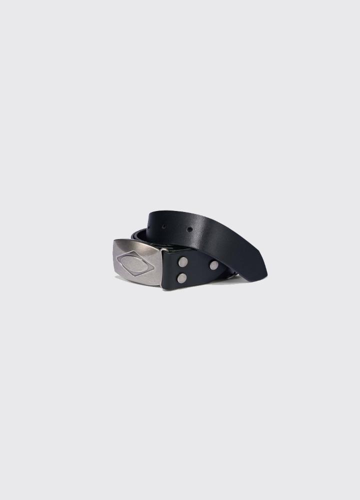 RHOMBUS BUCKLE BELT BLACK