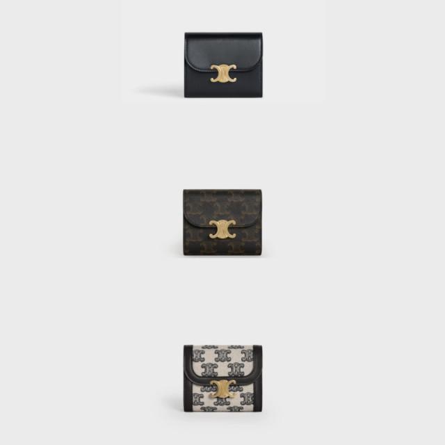 셀린느 트리오페 스몰 플랩 반지갑 전컬러 10D783BZG