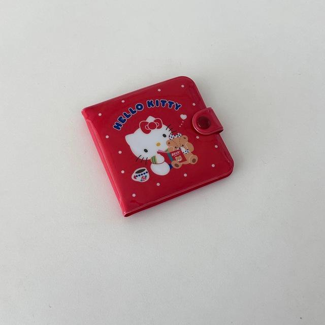 키티 레트로 감성 pvc반지갑